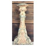 Beautiful Rustic Style Decor including Resin Candleholder, Wall Chicken Wire Decor and Frame