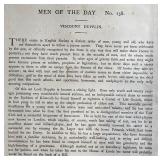 Vintage Vanity Fair Caricature Framed Print Titled "Petrarch" Depicting George Robert Hay-Drummond, Viscount Dupplin, Later the 13th Eral of Kinnoull