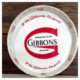 Vintage Collectable Beer Serving Tray Premium Gibbons Beer "if it