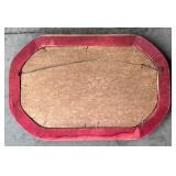 Convex Glass Tray / Wall Hanging with Historical Scene of Sheep Herded for Shearing in a Rural Setting