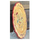 Amazing Decor Including Rooster Framed Watercolor Surrounded by Sunflowers, Provence International Provence Rooster Plate, Ceramic Rooster Pitcher and More