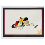 The 1940 Walt Disney Company Limited Edition Framed Serigraph "Pinocchio" with COA