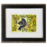 Framed Melanie Schumacher Bird Artwork Acrylic Design