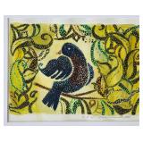 Framed Melanie Schumacher Bird Artwork Acrylic Design