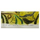 Framed Melanie Schumacher Bird Artwork Acrylic Design