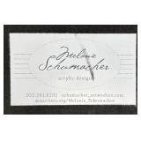 Framed Melanie Schumacher Bird Artwork Acrylic Design