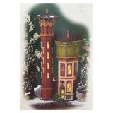 Dept. 56 Dicken Village Including "Notting Hill Water Tower". "Scrooge & Marley Counting House" and "St. Ives Lock House"