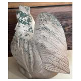 Vintage Rustic Style Folk Art Decorative Chicken and Hen Figurines