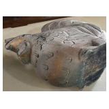 Vintage Rustic Style Folk Art Decorative Chicken and Hen Figurines