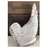 Vintage Rustic Style Folk Art Decorative Chicken and Hen Figurines