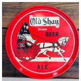 Vintage "Old Shay De Luxe Beer & Ale" Metal Serving Tray