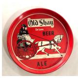 Vintage "Old Shay De Luxe Beer & Ale" Metal Serving Tray