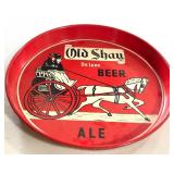 Vintage "Old Shay De Luxe Beer & Ale" Metal Serving Tray
