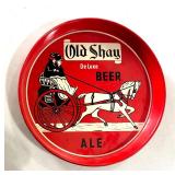 Vintage "Old Shay De Luxe Beer & Ale" Metal Serving Tray