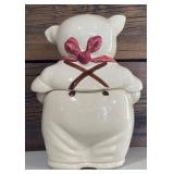 Shawnee Vintage Cookie Jar & Lid #44 Smiley Pig