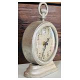 Beautiful Lot of Decor including Tray, Clock and Distressed Flower Bouquet Wall Sconce Shelf