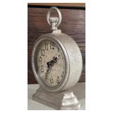 Beautiful Lot of Decor including Tray, Clock and Distressed Flower Bouquet Wall Sconce Shelf