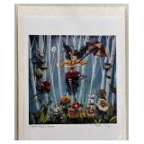 Set of Three Unframed Art Prints by Heather Renaux