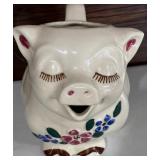 Vintage Patented "Smiley" Shawnee Pottery Pitcher