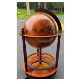 Wooden Globe Bar