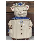 Vintage "Winnie" USA Shawnee Cookie Jar / Pottery Blue Color
