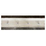 Wooden Distressed Wall Shelve with Knobs