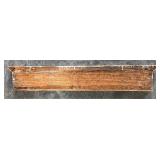 Wooden Distressed Wall Shelve with Knobs