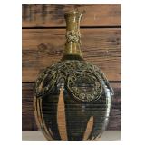 Vintage Gorgeon by Forgarty Pottery Vessel with Glazed Intricate Raised Patterns
