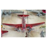 Miniature Vintage Mettal Airplanes