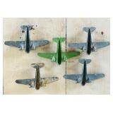 Miniature Vintage Mettal Airplanes