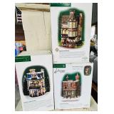 Set of Three Department 56 Houses including Smyth Art of Bread Bakery
