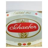 Vintage Schaefer Meta Beer Tray