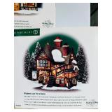 Set of 3 Department 56 Christmas Village Buildings with Boxes