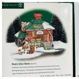 Set of 3 Department 56 Christmas Village Buildings with Boxes