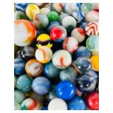 Large Martini Glass Filled with Marbles