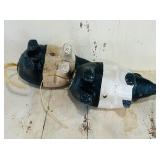 Adorable Wood Carved Pigs