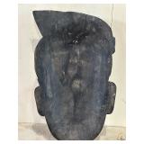 13" Carved Wood Tribal Wall Mask