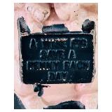 Vintage Metal Pig Piggy Bank