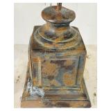 Cherub Sculpture on Decorative Pedestal