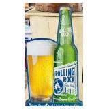 Plastic Rolling Rock Beer Sign