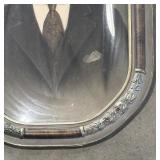 Vintage Portrait Print with Convex Glass