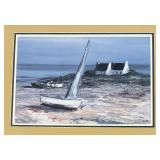 Sailboat Motif Print by Georges Laporte