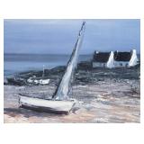 Sailboat Motif Print by Georges Laporte