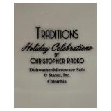 Traditions Holiday Celebrations Festive Dinnerware by Christopher Radko