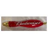 Two Budweiser Tap Handles