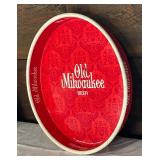 Vintage Old Milwaukee Beer Metal Try