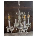 Lovely Lucite Ceiling Mount Light Fixture