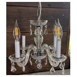 Lovely Lucite Ceiling Mount Light Fixture