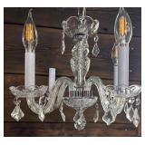 Lovely Lucite Ceiling Mount Light Fixture