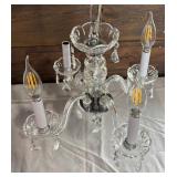 Lovely Lucite Ceiling Mount Light Fixture